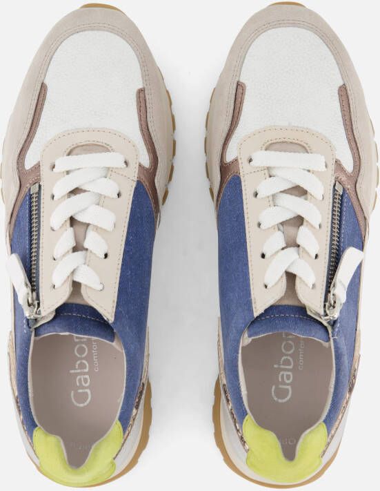 Gabor Sneakers wit Nubuck