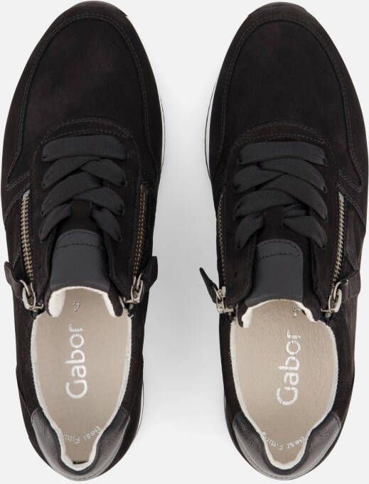 Gabor Sneakers zwart Suede