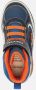 Geox J169CB Navy Orange Sneakers hoge sneakers - Thumbnail 5