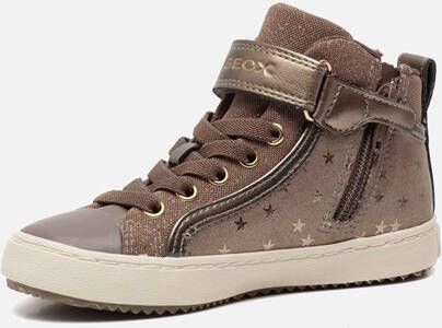 Geox J kalispera sneakers grijs Imitatieleer