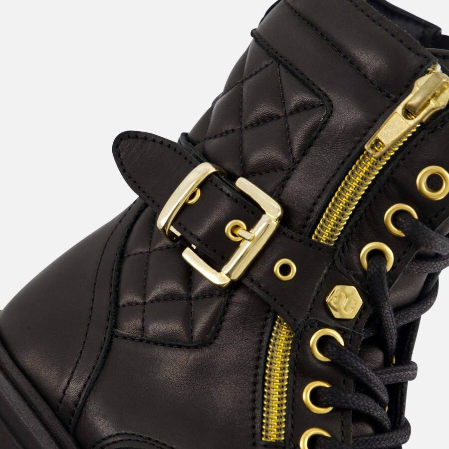 Giga Veterboots zwart Leer