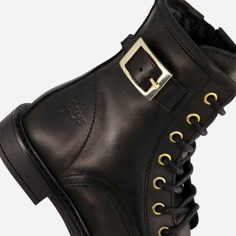 Giga Veterboots zwart Leer