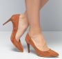 Giulia Pumps Cognac Imitatieleer 140308 Dames Kunstleer - Thumbnail 7