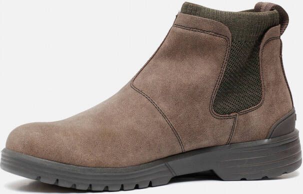 Hey Dude Chelsea boots Scott Grip suede bruin