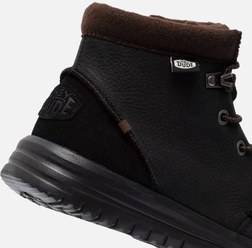 HEYDUDE Bradley Boots Veterschoenen zwart