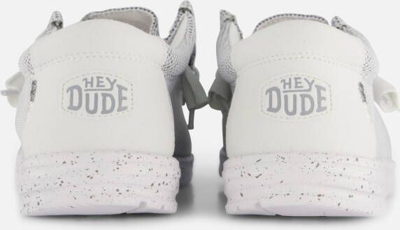 HEYDUDE Wally Sox Instappers grijs Canvas