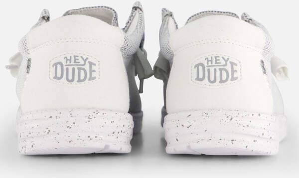 HEYDUDE Wally Sox Instappers grijs Canvas