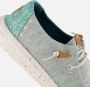 HeyDude Women's Wendy Heathered Slub Tropical Sneakers turkoois - Thumbnail 13