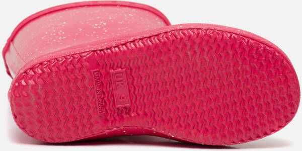 Hunter Glitter Regenlaarzen roze Rubber