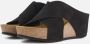 Hush Puppies Sandalen zwart Suede Dames - Thumbnail 5