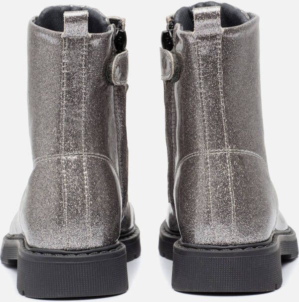 Kipling Ella Veterboots zilver Pu