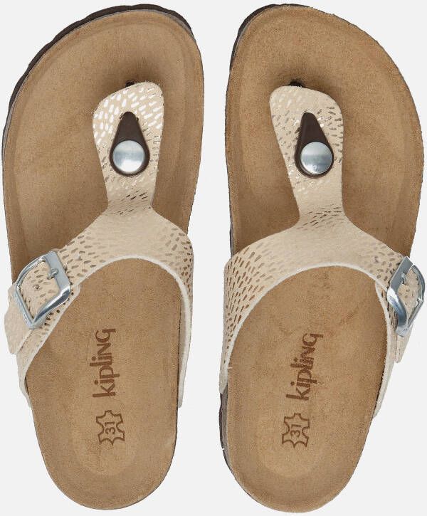 Kipling Pepita 3 Sandalen goud Leer