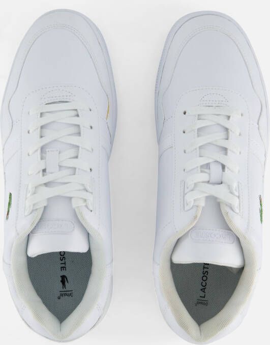 Lacoste T-Clip Sneakers wit Leer