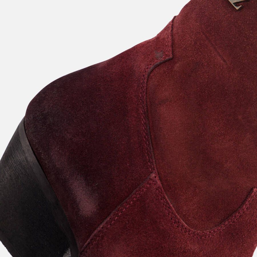 Lazamani Cowboylaarzen bordeaux Suede