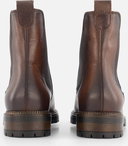 Linea Zeta Chelsea boots cognac Leer