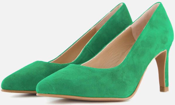 Linea Zeta Pumps groen Suede