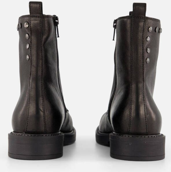 Linea Zeta Veterboots zwart Leer