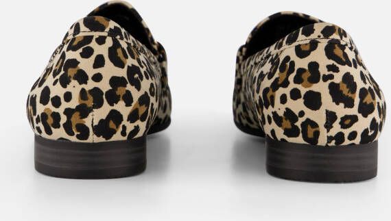 marco tozzi Leopard Instappers beige Textiel