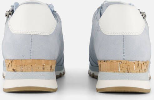 marco tozzi Perfo Sneakers blauw Textiel