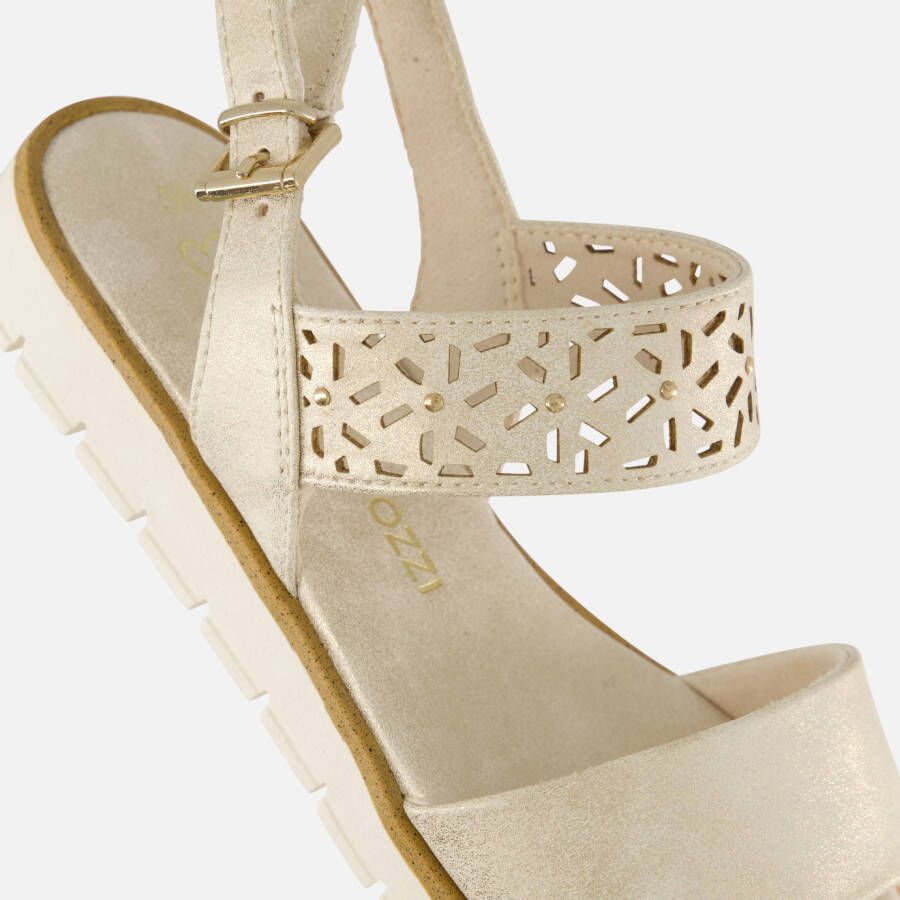 marco tozzi Sandalen beige Synthetisch