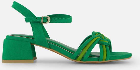 marco tozzi Sandalen groen textiel