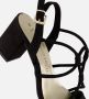 Marco Tozzi Sandalen zwart Textiel Dames - Thumbnail 6