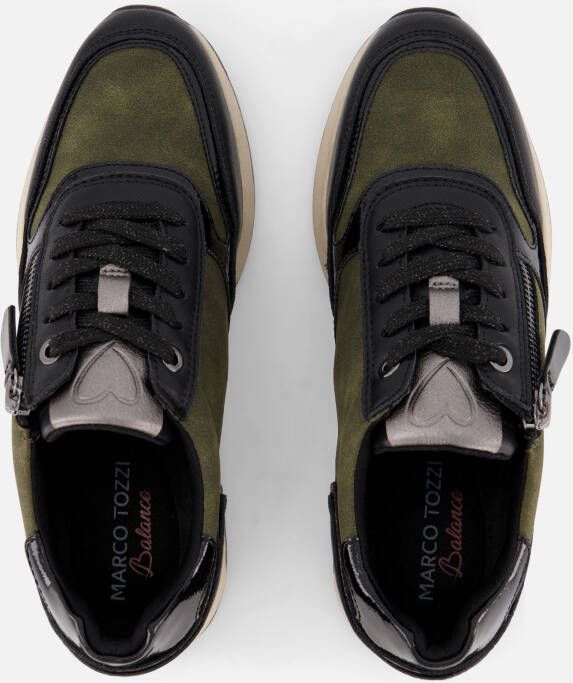 marco tozzi Sneakers groen Synthetisch