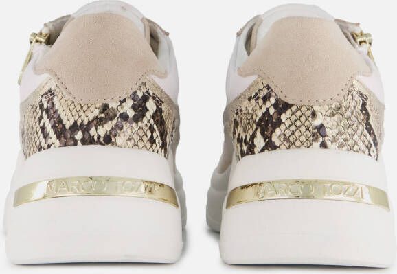 marco tozzi Sneakers wit Textiel