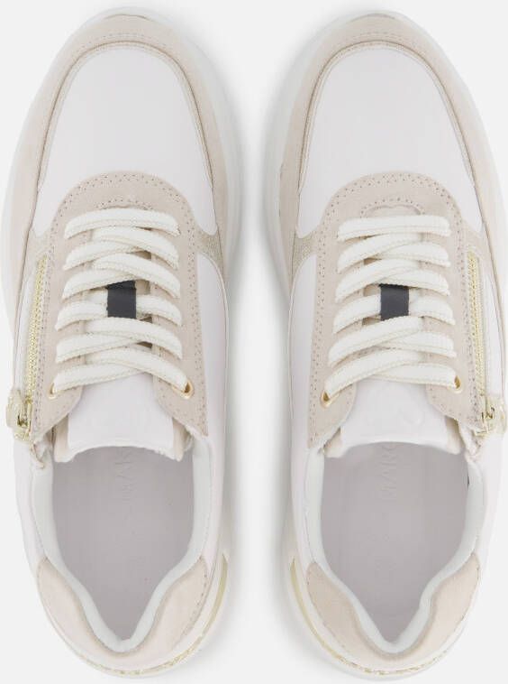 marco tozzi Sneakers wit Textiel