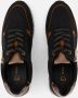 Marco tozzi Zwarte Suède Sneaker met Cognac Details Black Dames - Thumbnail 6