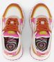 Mexx chunky leren sneakers oranje roze wit - Thumbnail 3