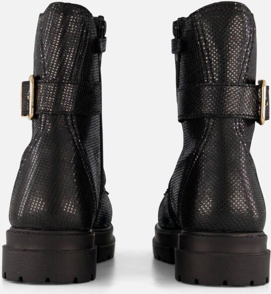 Mexx Zoe zara Veterboots zwart Leer