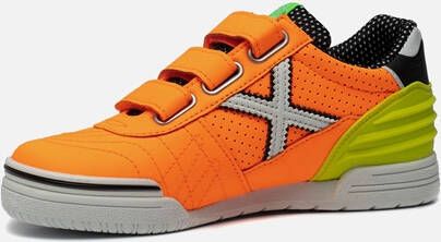 Munich Sneakers Oranje Imitatieleer 091235