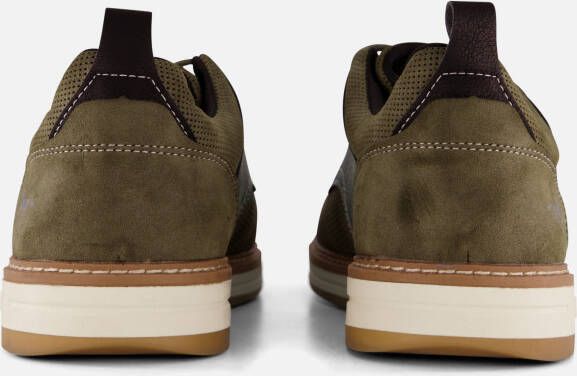 mustang Sneakers groen Suede