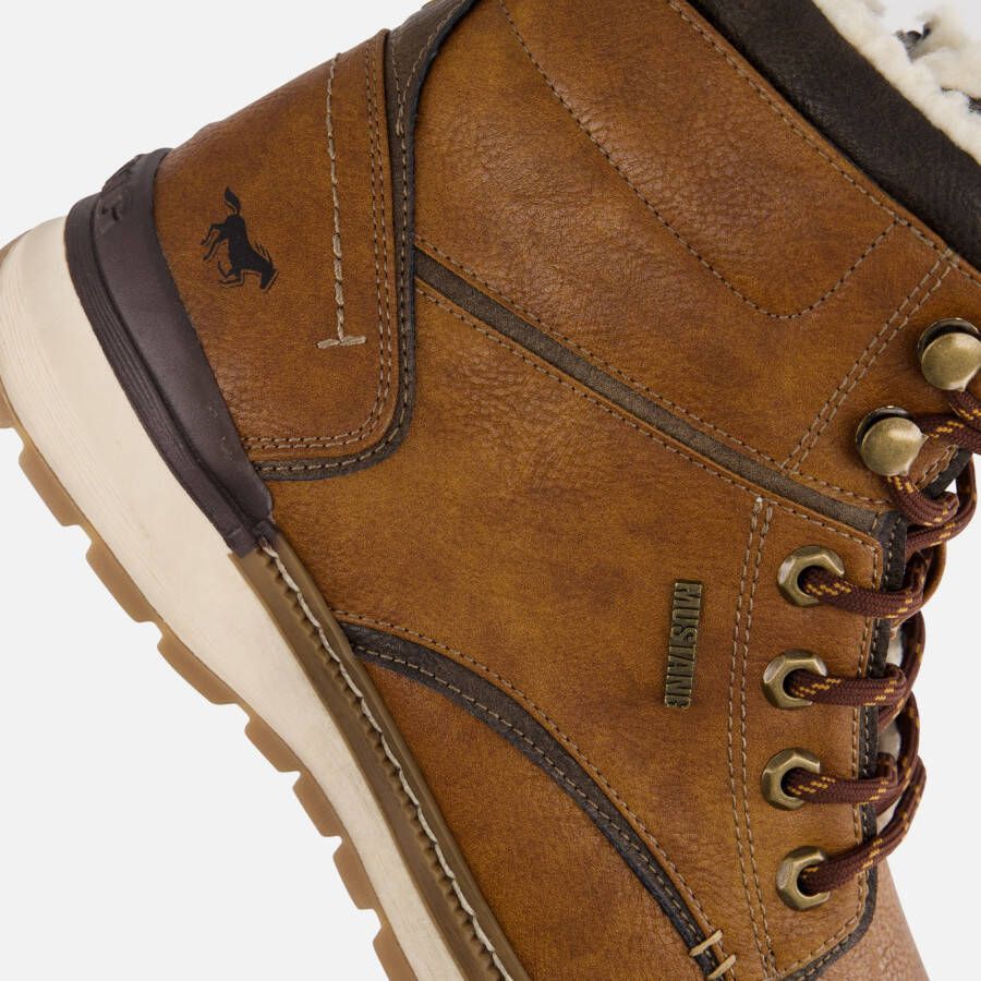 mustang Veterboots cognac Synthetisch