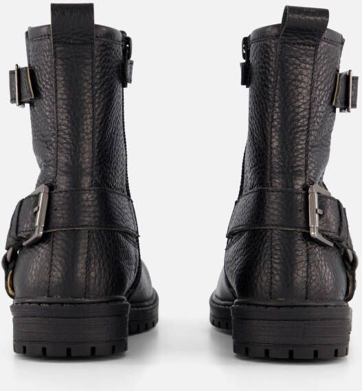 Muyters Biker boots zwart Leer