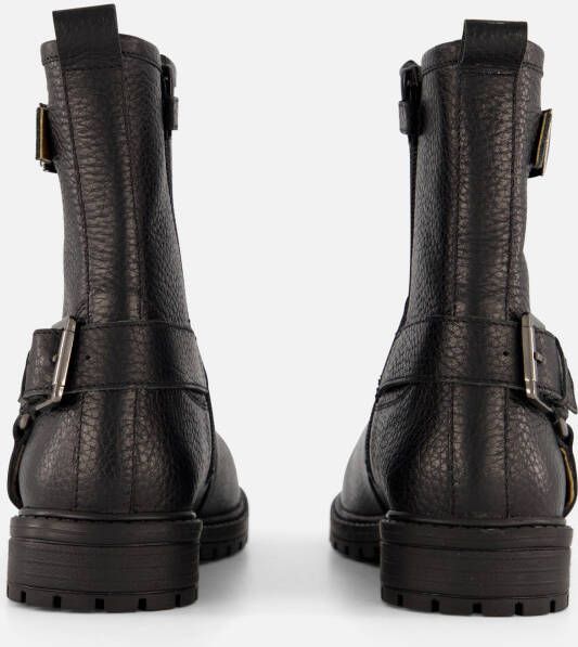 Muyters Biker boots zwart Leer