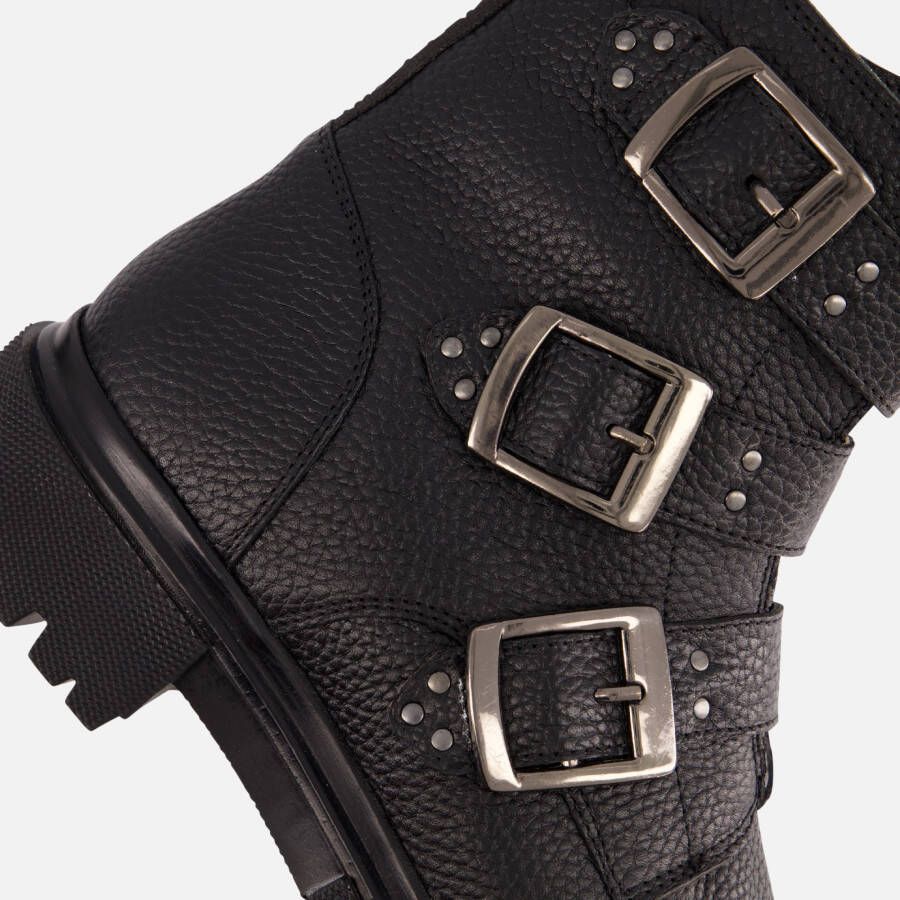 Muyters Biker boots zwart Leer