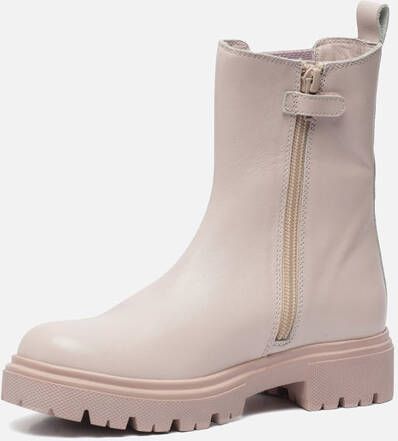 Muyters Chelsea boots roze Leer