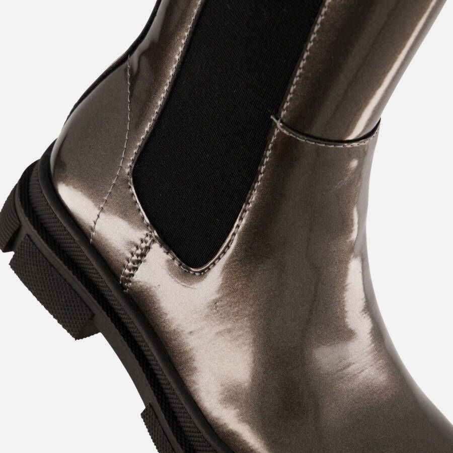 Muyters Chelsea boots zilver Leer