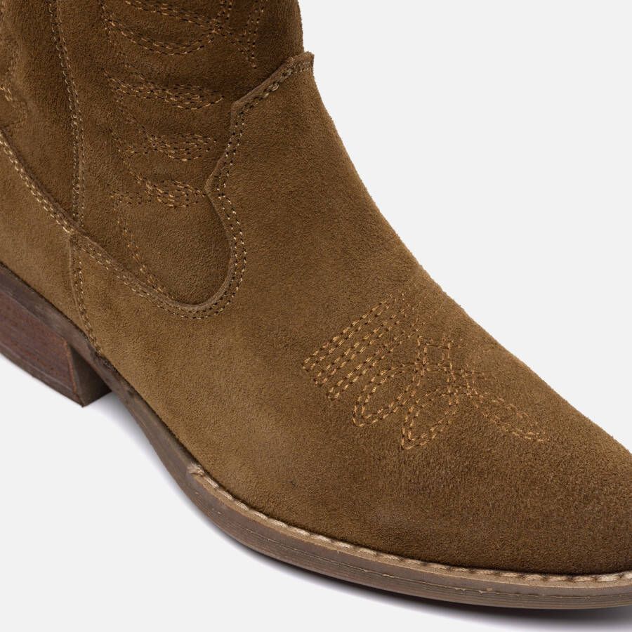 Muyters Cowboylaarzen bruin Suede