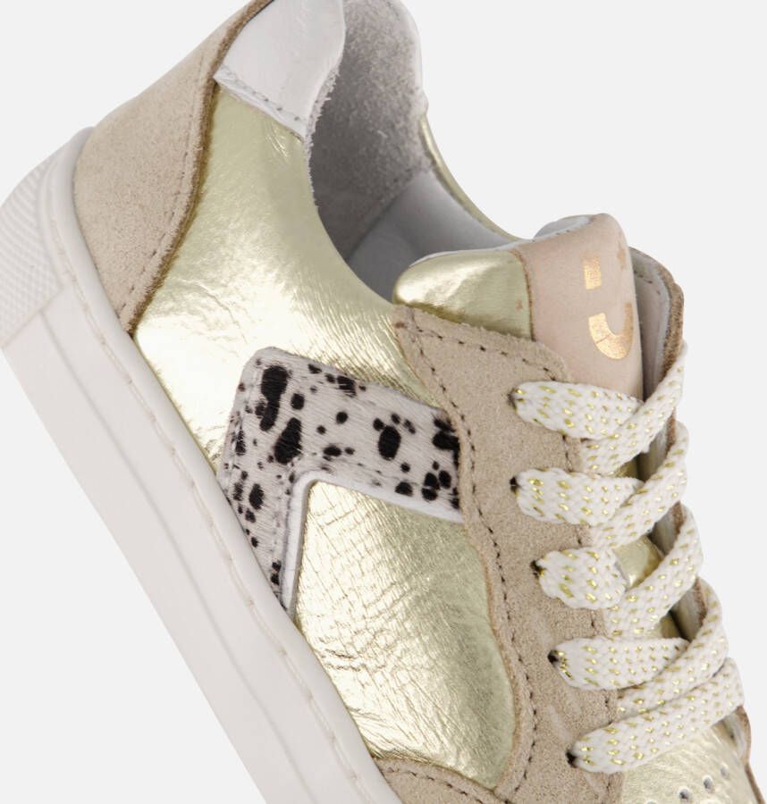 Muyters Metallic Sneakers goud Synthetisch