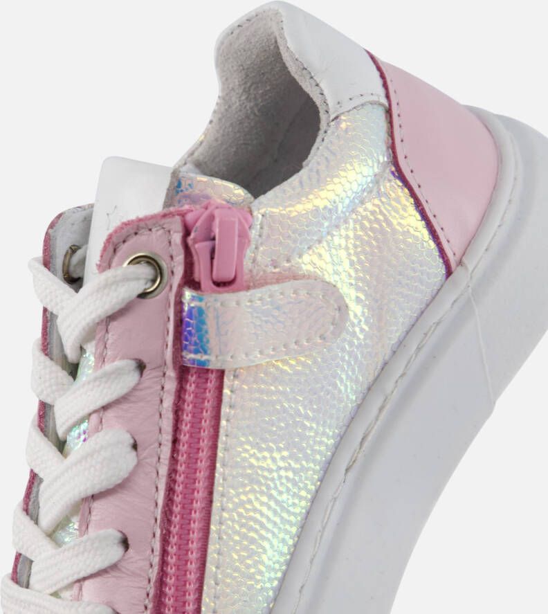 Muyters Petrolio Sneakers roze Leer