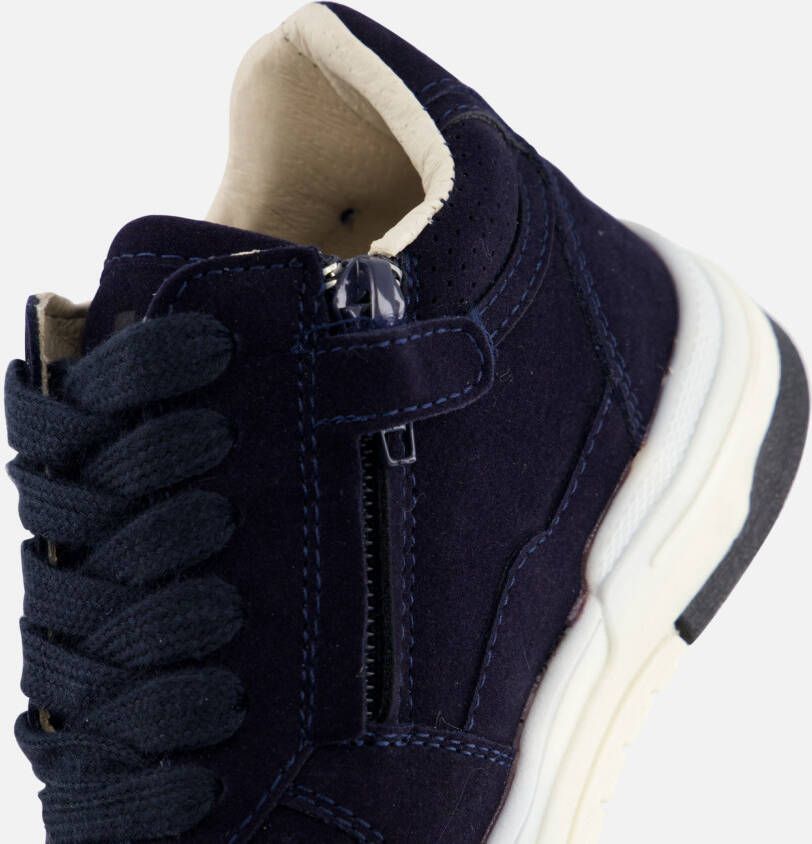 Muyters Sneakers blauw Imitatieleer