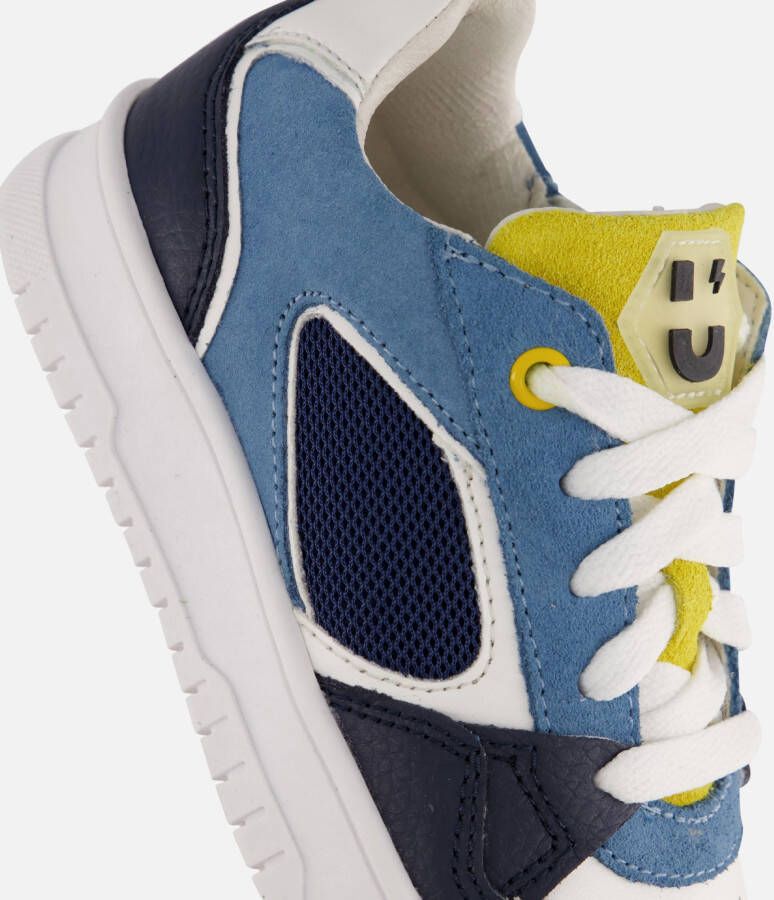 Muyters Sneakers blauw Leer