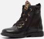 Muyters Veterboots Zwart Leer 022607 Dames - Thumbnail 2