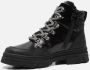 Muyters Veterboots zwart Lakleer Dames - Thumbnail 3