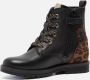 Muyters Veterboots Zwart Leer 022604 Dames - Thumbnail 2