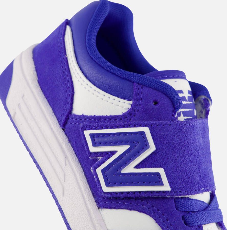 New Balance 480 Bungee Lace Sneakers blauw Leer