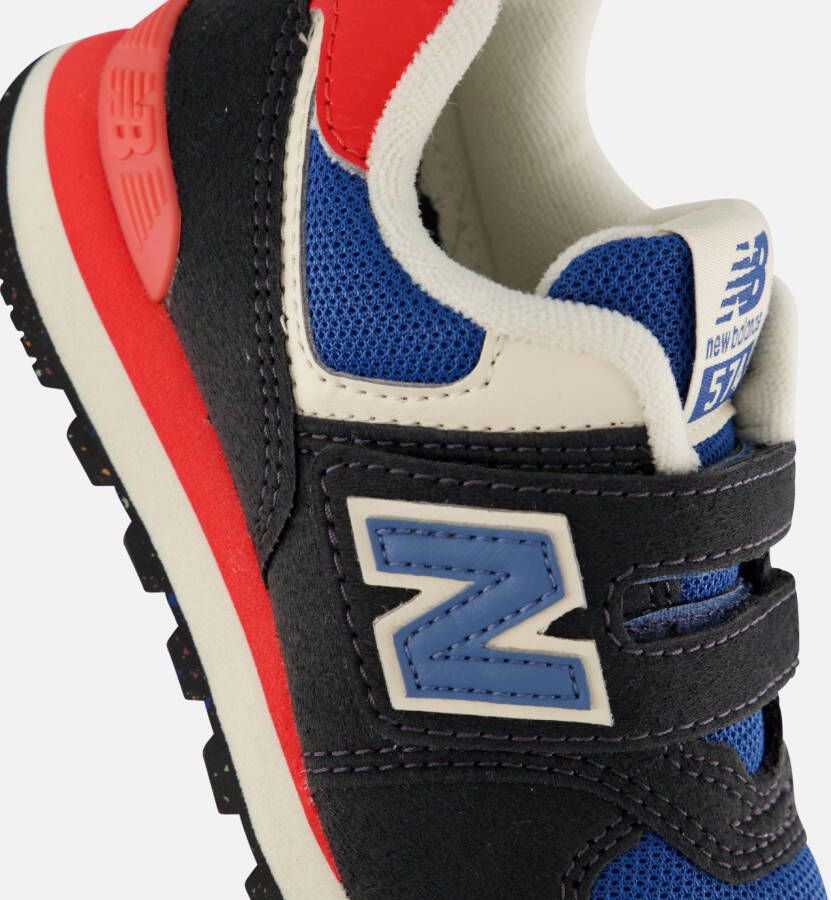 New Balance 574 Sneakers blauw Textiel